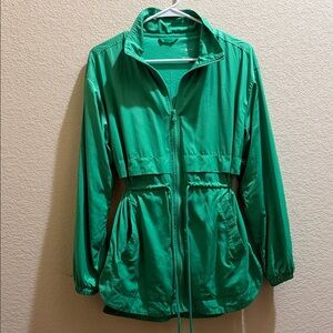 Lou & Grey Green Drawstring Utility Jacket